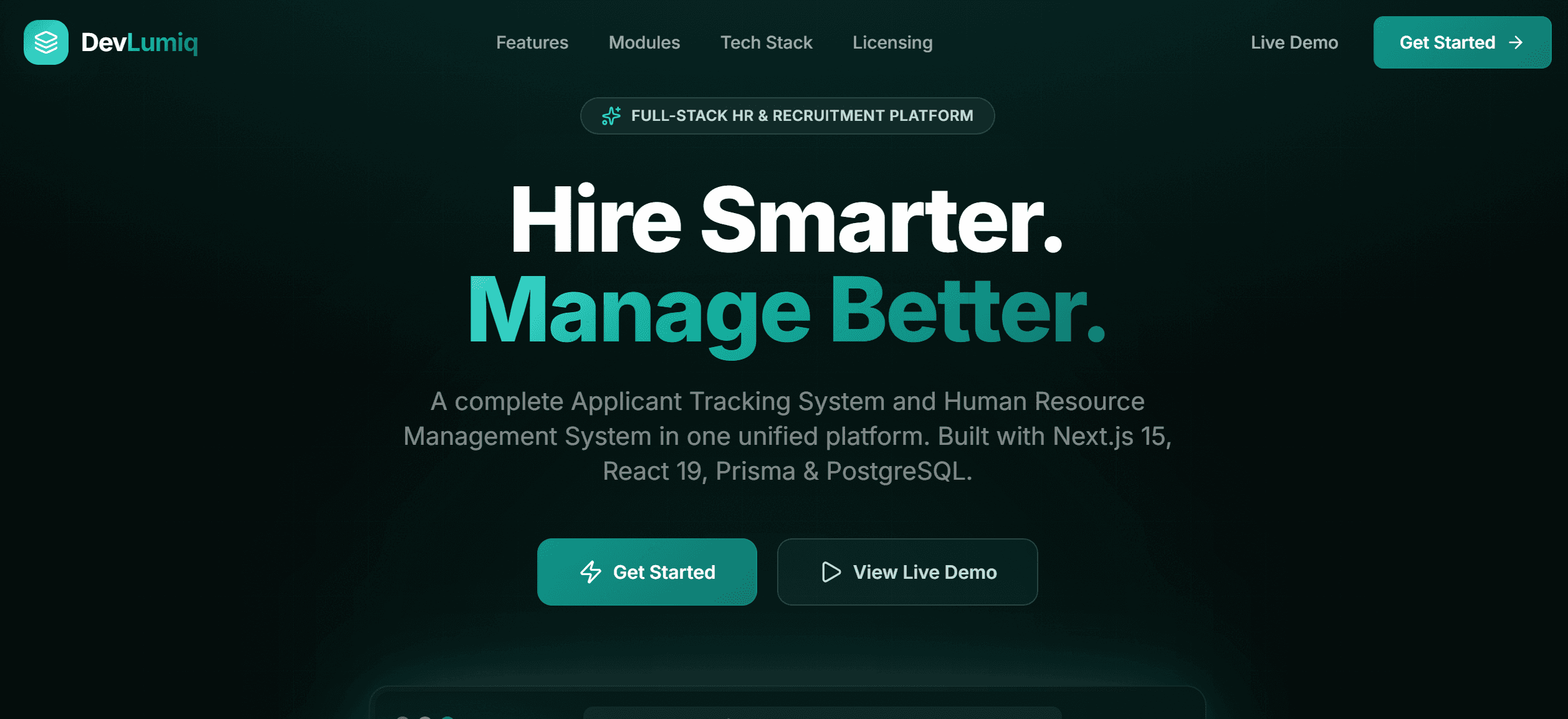 DevLumiq Suite – Complete HR & Recruitment Suite, hire smarter manage better